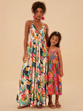Young Girl Ditsy Floral Sleeveless Casual Dress